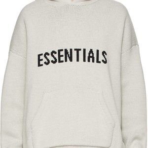 FEAR OF GOD ESSENTIALS KNIT HOODY (S)